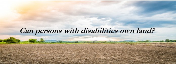 Cover image for Can Persons with Disabilities Own Land?